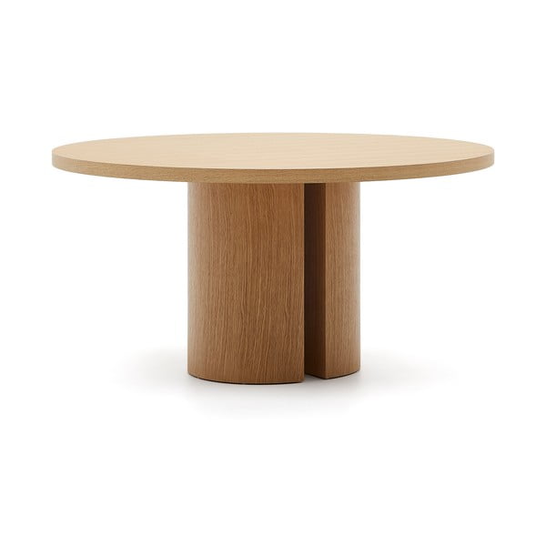 Apvalios formos valgomojo stalas iš ąžuolo ø 150 cm Nealy – Kave Home-image-4