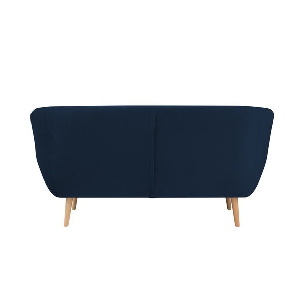 Tamsiai mėlyna dvivietė sofa Mazzini Sofas Benito-image-1