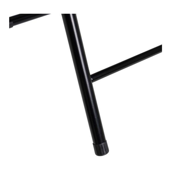 Iš dirbtinės odos sulankstoma valgomojo kėdė juodos spalvos – Casa Selección-image-4