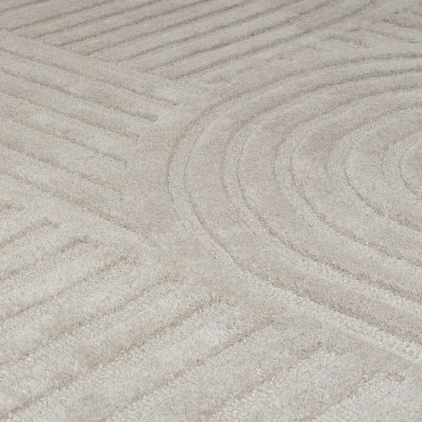 Pilkos spalvos vilnonis kilimas Flair Rugs Zen Garden, 160 x 230 cm-image-4