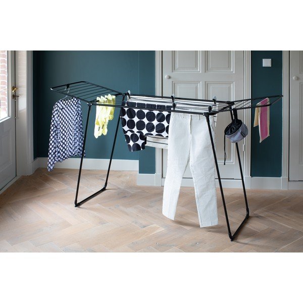 Matinės juodos spalvos skalbinių džiovykla 22 m HangOn Too – Brabantia-image-1