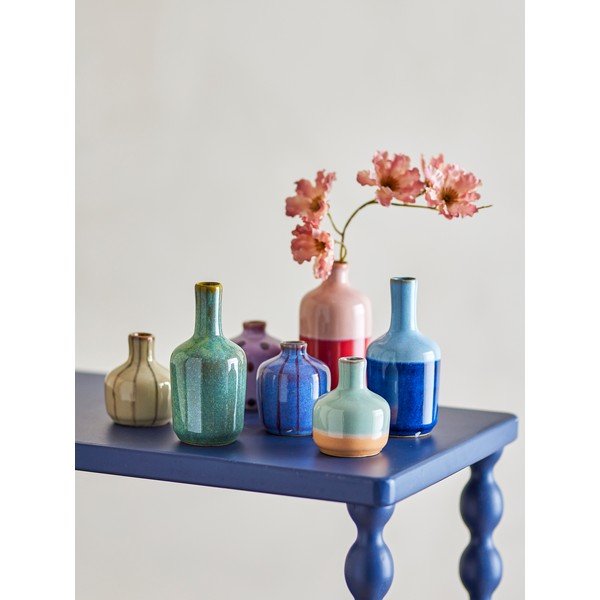Iš akmens masės dažytos rankomis vazos 7 vnt. (aukštis 14 cm) Maien – Bloomingville-image-3