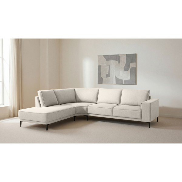 Kampinė sofa kreminės spalvos (su kairiuoju kampu) Copenhagen – Scandic-image-4
