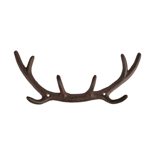 Iš metalo sieninė lentyna rudos spalvos Antlers – Esschert Design