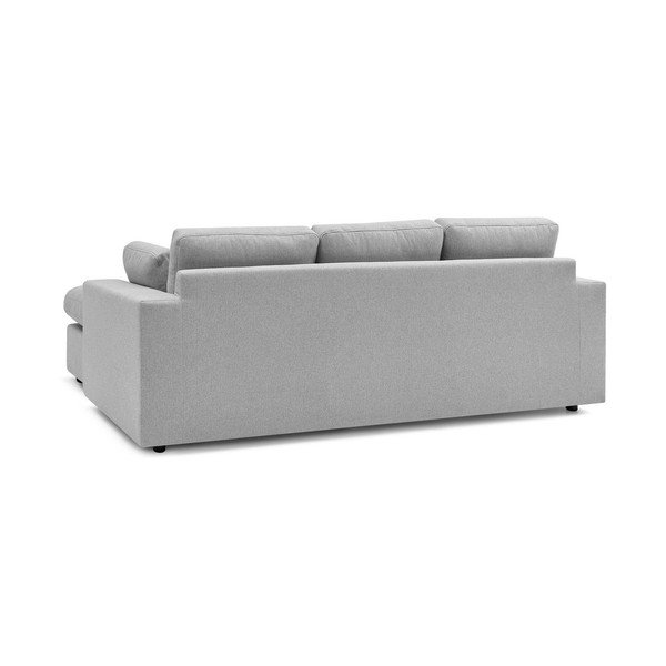 Šviesiai pilkos spalvos kampinė sofa Belair – Bobochic Paris-image-4