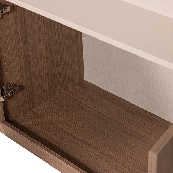 Tamsios natūralios spalvos modulinis televizoriaus stalas 160x215 cm Build – WOOOD-image-4
