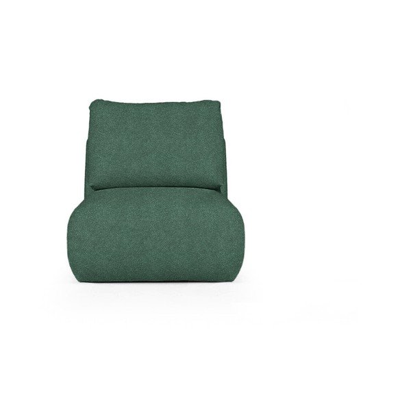 Žalios spalvos iš boucle krėslas Mirel – Rodier-image-2