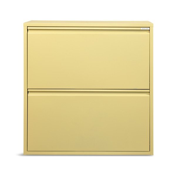 Šviesiai geltonos spalvos iš plieno atlenkiama/pakabinama spintelė batams 75x77,5x22,5 cm Billy – Spinder Design-image-3