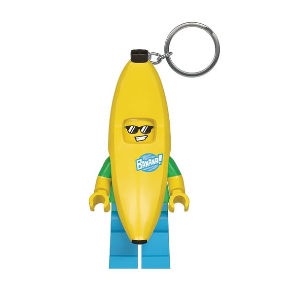 LEGO® Iconic Banana Guy šviečiantis raktų pakabukas