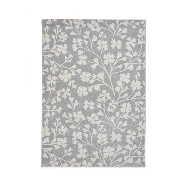 Kilimas pilkos spalvos 80x150 cm Grace Floral – Catherine Lansfield