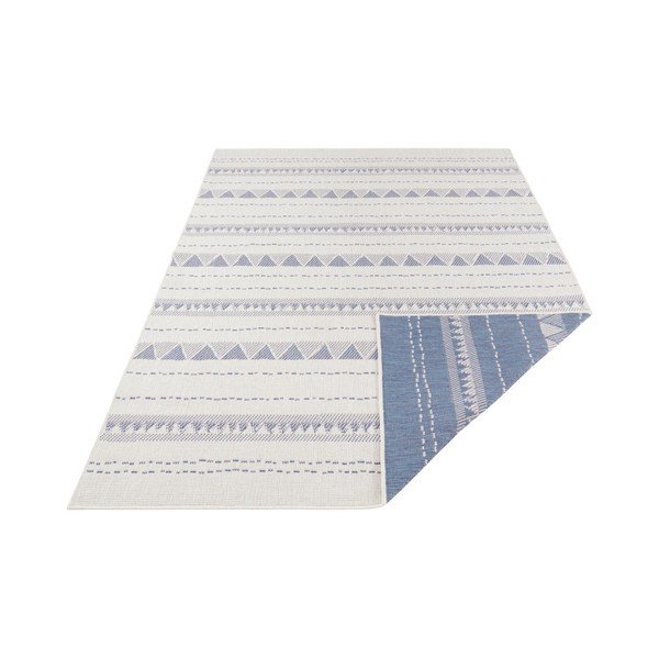 Mėlynos ir kreminės spalvos lauko kilimas NORTHRUGS Bahamas, 160 x 230 cm-image-2