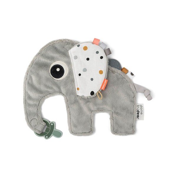 Pilkas žaislas su kilpele čiulptukui Elphee - Done by Deer-image-1