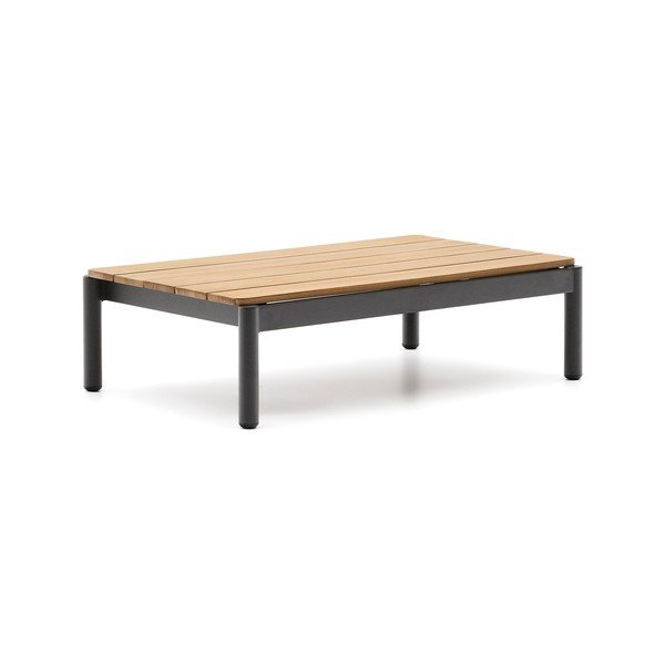 Iš tikmedžio masyvo sodo kavos staliukas 57x91 cm Sorells – Kave Home