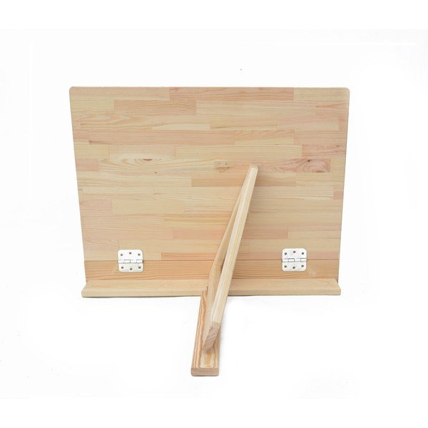 Iš pušies masyvo pakabinamas balkono stalas 59x79 cm – Rojaplast-image-3