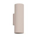 Taupe spalvos iš metalo sieninė lempa ø 6,5 cm Gleam – Sollux