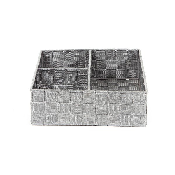 Pilka vonios kambario dėžutė daiktams Compactor Tent, 32 x 25 cm-image-3