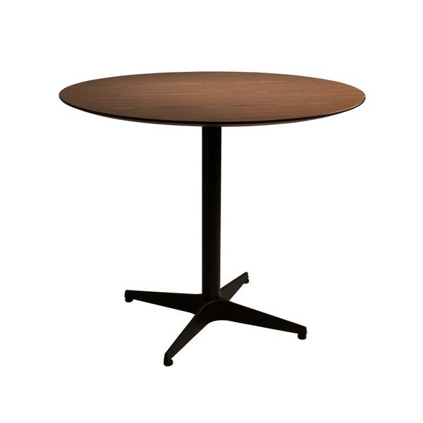 Stalas su juodo plieno konstrukcija "Dutchbone", ⌀ 75 cm