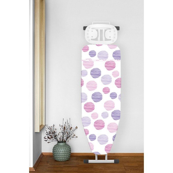 Baltos ir violetinės spalvos lyginimo lentos užvalkalas Wenko Dots S-image-1