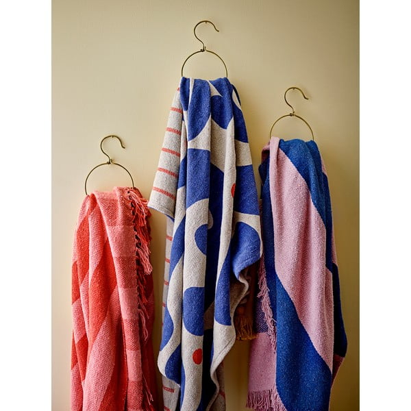 Antklodė ir pledas mėlynos spalvos/rožinės spalvos 130x160 cm Cadeo – Bloomingville-image-3