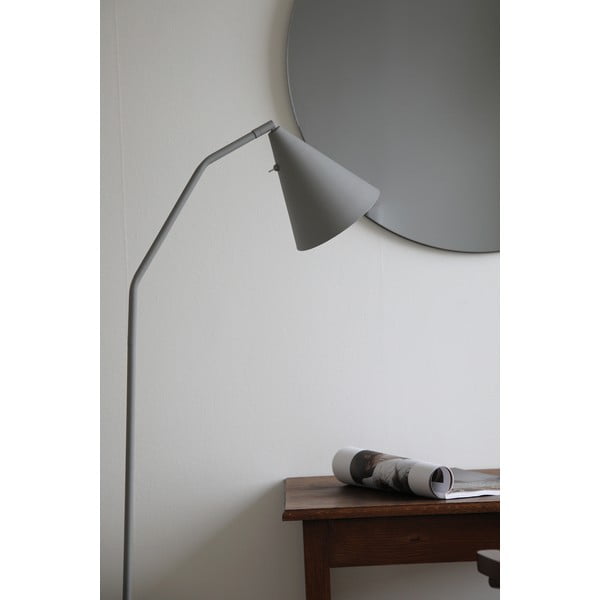 Pilkos spalvos pastatomas šviestuvas LED su pritemdymo funkcija (aukštis 144 cm) su metaliniu gaubtu Funil – Markslöjd-image-2