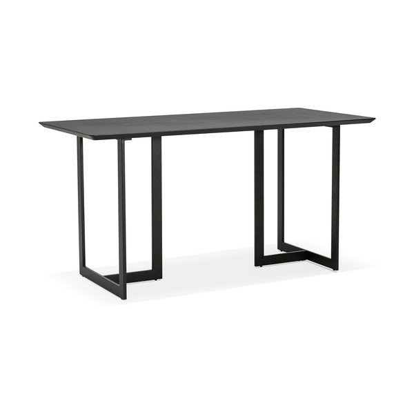 Juodas darbo stalas Kokoon Dorr, 150 x 70 cm-image-1