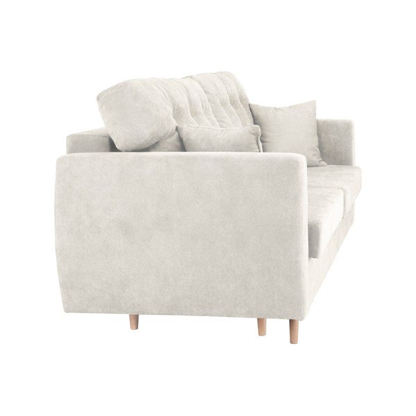 Trijų vietų sofa-lova su saugykla, sidabro spalvos "Cosmopolitan Design Amsterdam-image-1