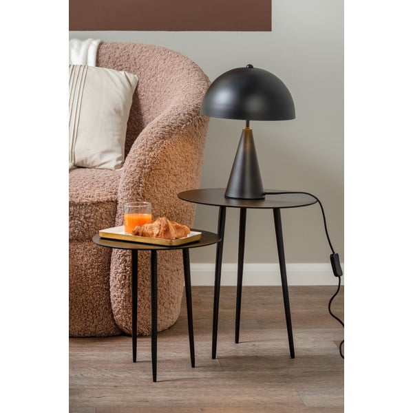 Juoda stalinė lempa Leitmotiv Sublime, aukštis 35 cm-image-1