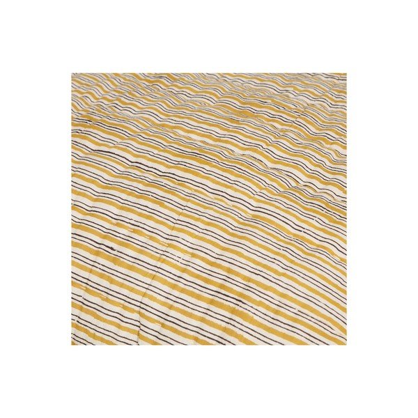 Iš medvilnės lovatiesė garstyčių spalvos dvigulei lovai 220x265 cm Chevron – BePureHome-image-4