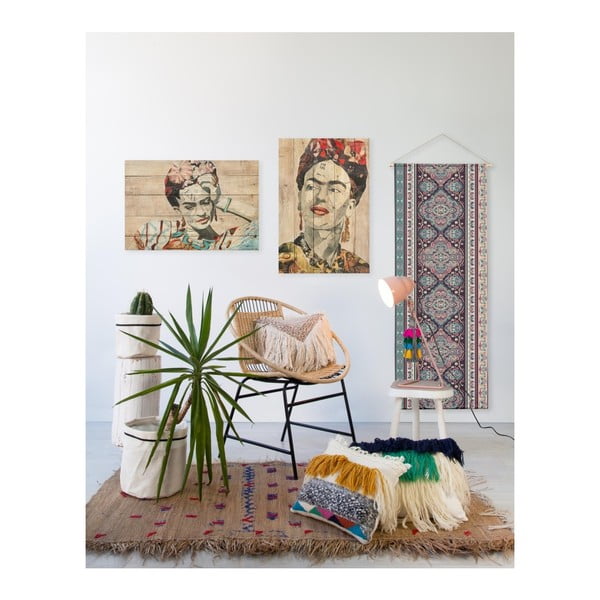 Medinis paveikslas Madre Selva Collage of Frida, 40 x 60 cm-image-1