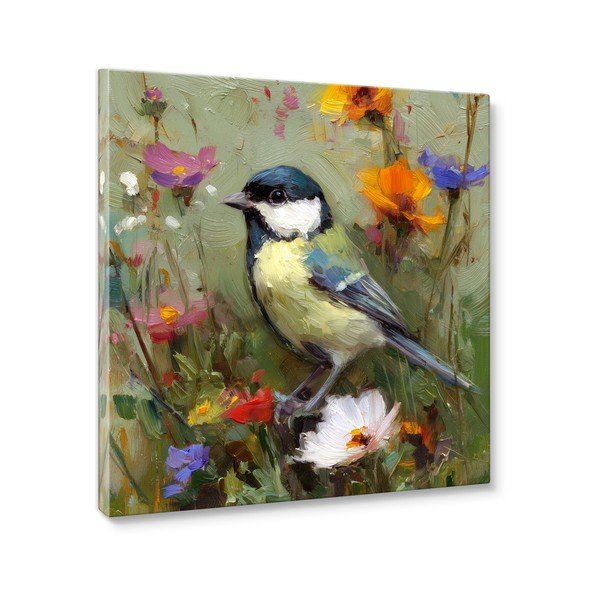 Spausdintas paveikslas tapyba ant drobės 32x32 cm Yellow Parus – Styler-image-3