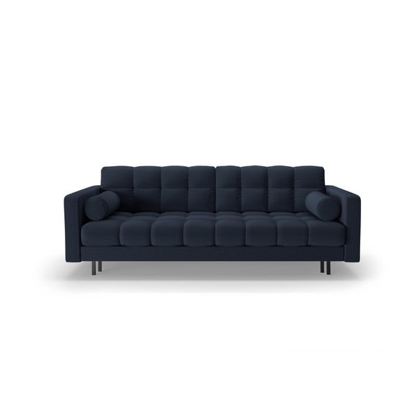 Tamsiai mėlynos spalvos sulankstoma/su sandėliavimo vieta sofa 222 cm Bali – Cosmopolitan Design
