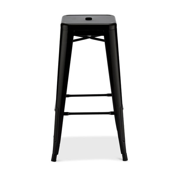 Baro taburėtės iš metalo juodos spalvos 2 vnt. 76 cm Korona – Furnhouse-image-2