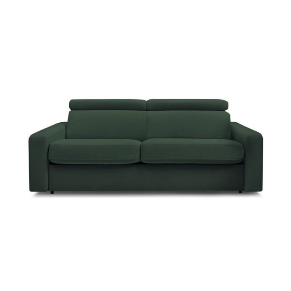 Sulankstoma sofa tamsiai žalios spalvos 215 cm Monaco – Bobochic Paris