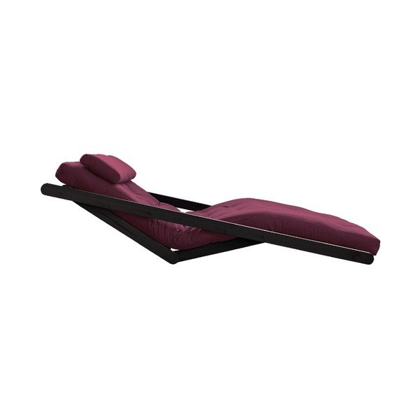 Dviejų vietų kintamas gultas Karup Design Figo Black/Bordeaux-image-3