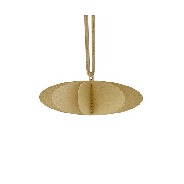 Iš popieriaus eglutės papuošimai 4 vnt. 4 cm Kazary – Blomus