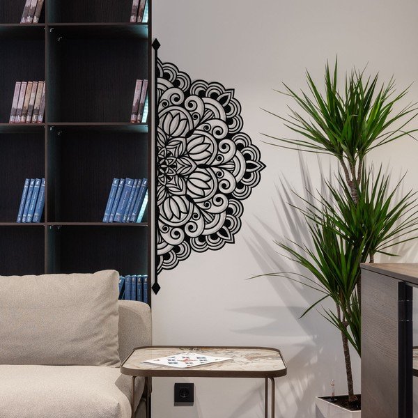 Metalinė sienų dekoracija 160x70 cm Mandala - Wallity-image-3