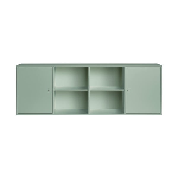 Žema pakabinama šoninė spintelė šviesiai žalios spalvos 176x61 cm Mistral – Hammel Furniture