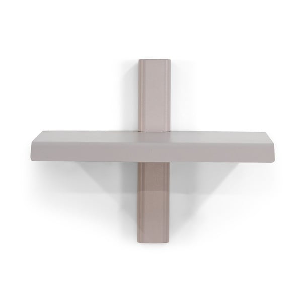 Taupe spalvos iš metalo sieninė lentyna 28 cm Hola – Spinder Design