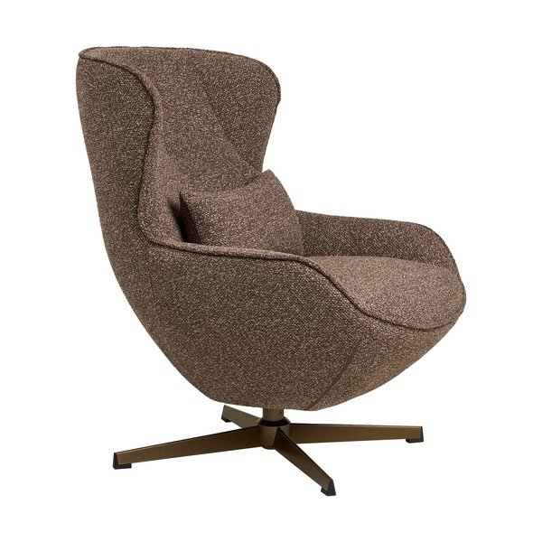 Rudos spalvos pasukamas krėslas Blenheim – House Nordic-image-3