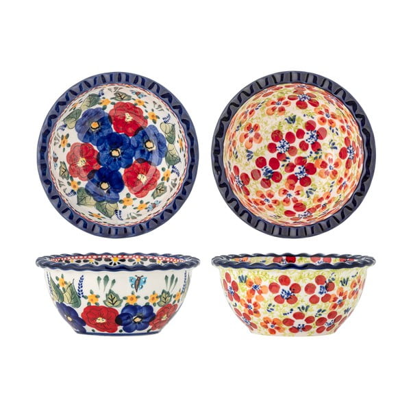 Skirta serviravimui iš akmens masės maži dubenys 2 vnt. 380 ml Florist – Bloomingville-image-3