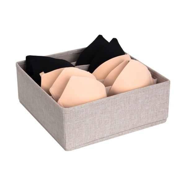 Smėlio spalvos daiktadėžė su skyreliais Bigso Box of Sweden Drawer, 29 x 11 cm-image-2