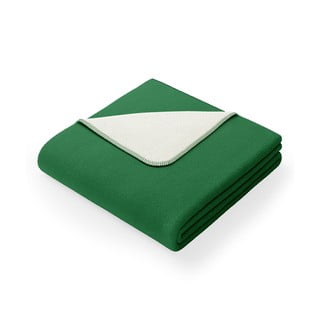 Žalia medvilnės mišinio antklodė AmeliaHome Virkkuu, 150 x 200 cm