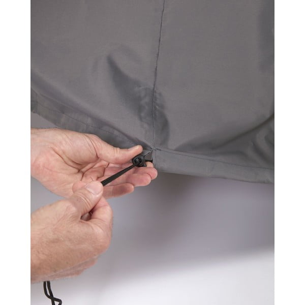 Pilkas apsauginis užvalkalas sodo sofai Kave Home Iria, 105 x 210 cm-image-3