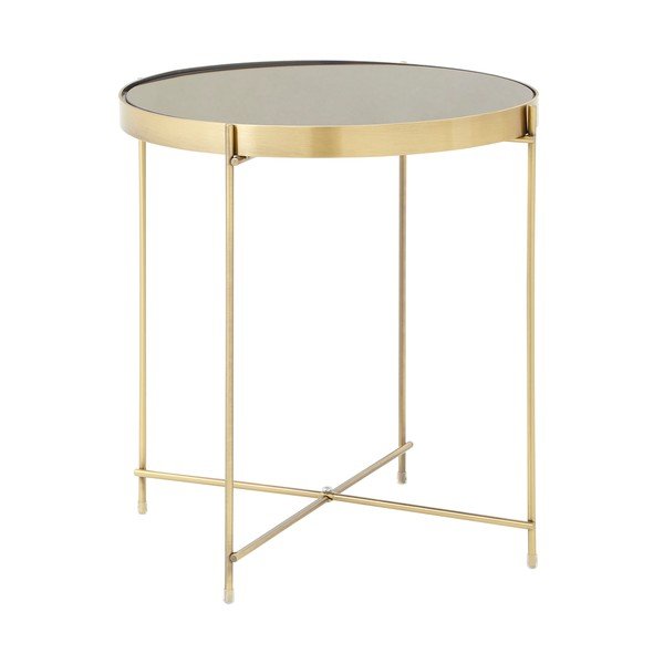 Šoninis stalas iš stiklo apvalios formos ø 43 cm Allure  – Premier Housewares-image-1