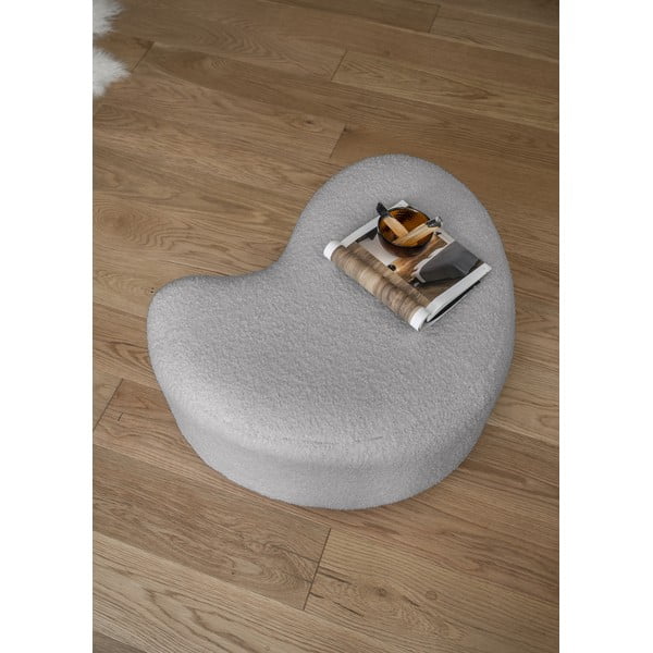 Pufas pilkos spalvos iš boucle Miuf – Miuform-image-3