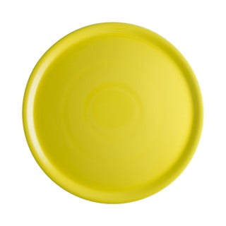 Geltonos spalvos porcelianinė picos lėkštė Brandani Pizza, ⌀ 31 cm