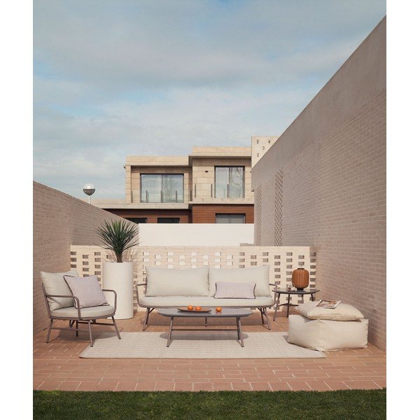 Smėlio spalvos lauko ir vidaus kilimas 160x230 cm Canyet – Kave Home-image-1