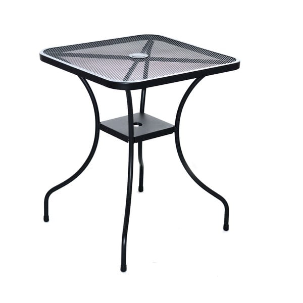 Iš metalo sodo valgomojo stalas 60x60 cm – Rojaplast-image-1