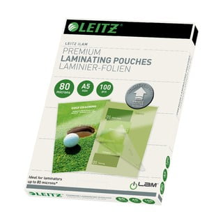 100 Leitz laminavimo kišenėlių rinkinys, A5, 125 mikr.