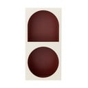 Raudonos spalvos/baltos spalvos knygų lentyna 30x60 cm Graphia – Bloomingville